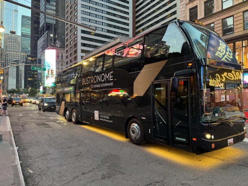 New York City: Bustronome Gourmet Lunch Tour on a Luxury Bus - An In-Depth Look at the Bustronome Experience