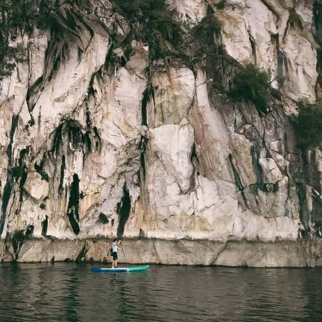 Ngoi Hoa Bay & Dragon Eyed Lake: SUP & Swim Adventure Tour - Key Points