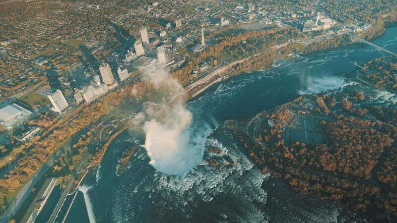 Niagara Falls, ON: Helicopter Ride with Boat & Skylon Lunch - A Scenic Drive to Wrap Up