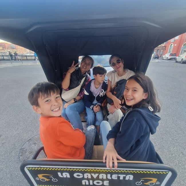 Nice: Family city tour by bicycle Electric cab (4 comfort seats) - Final Thoughts