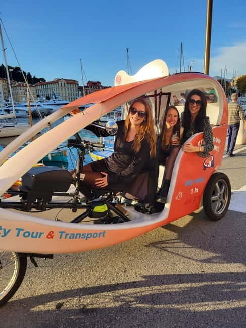 Nice : visite guidée 1h30 en TukTuk avec guide Nicois. - Key Points