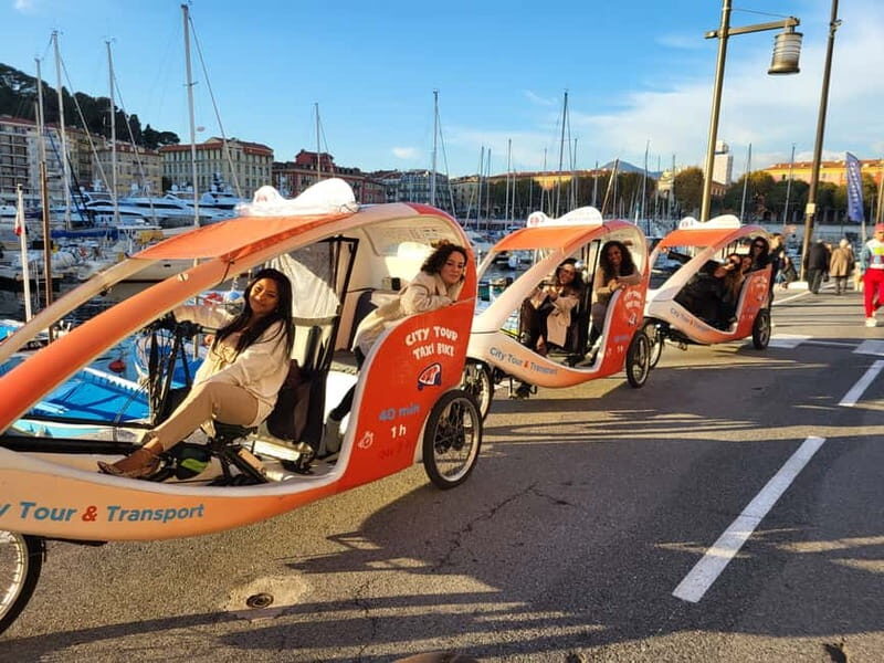 Nice : visite guidée 1h30 en TukTuk avec guide Nicois. - The Experience of Traveling in an Electric Tuk-Tuk