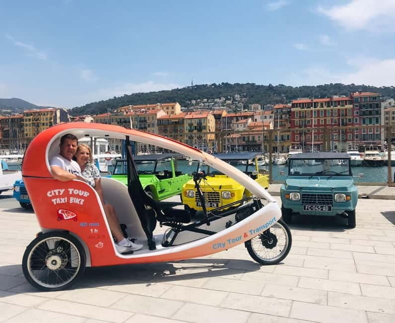 Nice : Visite privé 1H en Vélotaxi avec un guide local. - FAQ