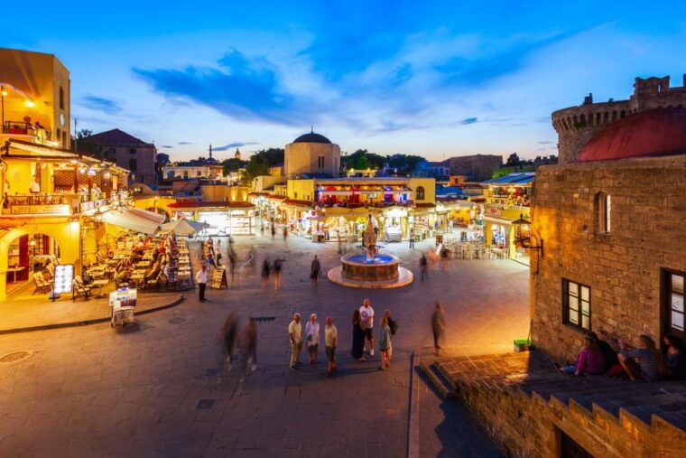 night-rhodes-old-town-gastro-e-bike-tour-with-drink-meze