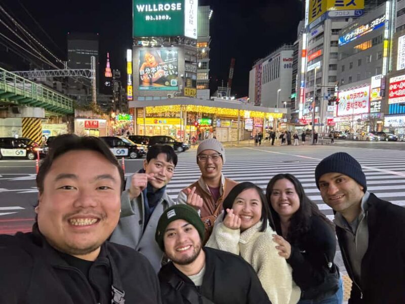Night tour with unlimited drinks in the heart of Tokyo - Key Points