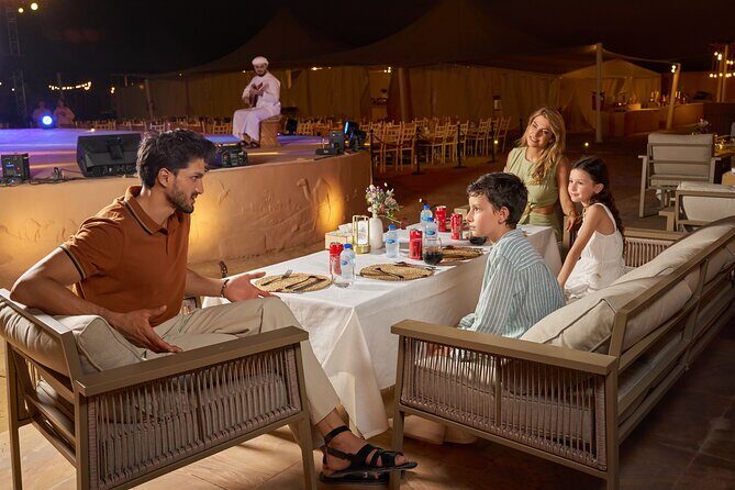 Noble Evening Desert Safari & Dinner Private Car Up to 6 Guests - Key Points