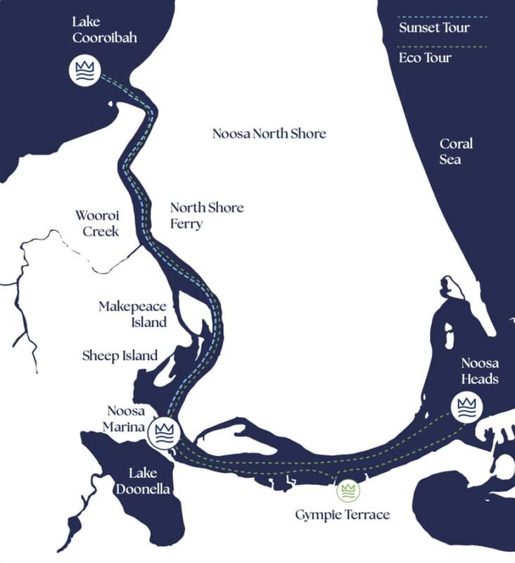 Noosa River Sunset Cruise - Key Points