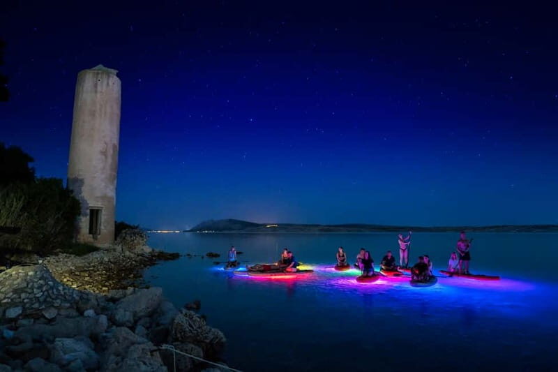 Novalja: Glowing Standup Paddleboard Guided Night Tour - The Sum Up