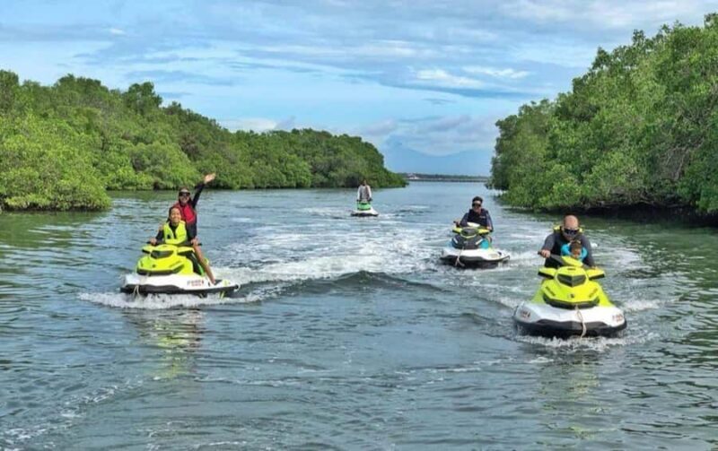 Nusa dua: Bali Jetski through Sea bridge/toll and Mangrove - Key Points