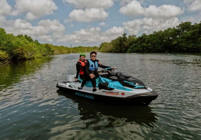 Nusa dua: Bali Jetski through Sea bridge/toll and Mangrove - The Route in Detail