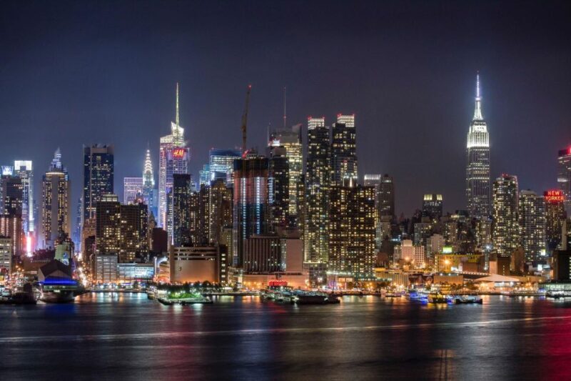 NYC: City Skyline Sightseeing Bus Tour at Night - Transportation and Comfort