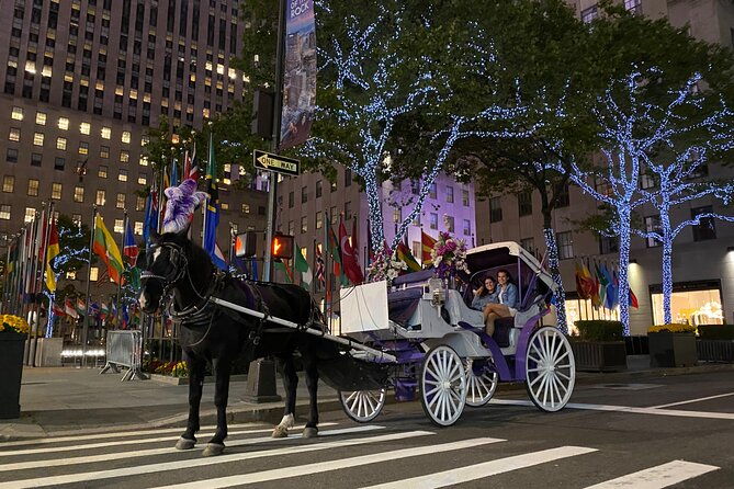 nyc-rockefeller-center-christmas-lights-horse-carriage-ride