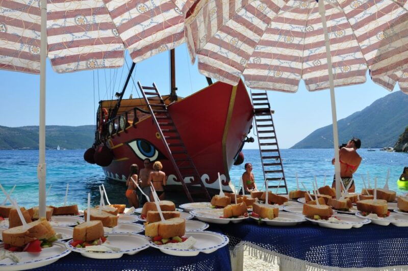 nydri-full-day-wooden-boat-cruise-with-bbq-drinks