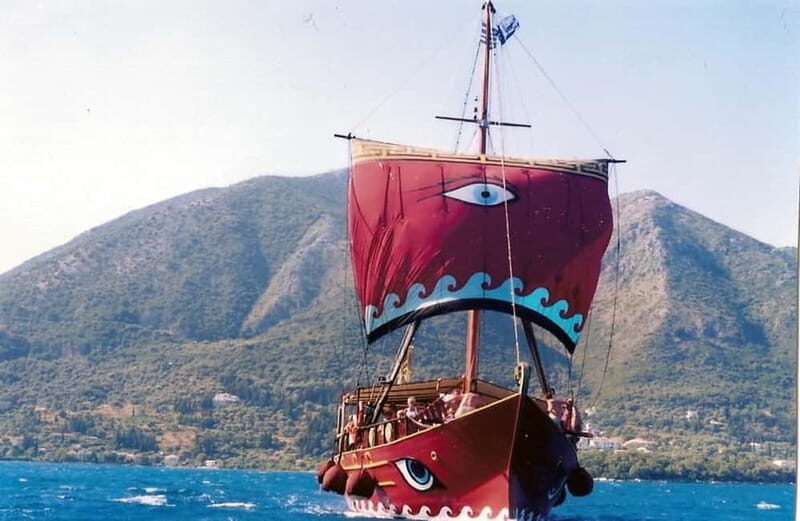 Nydri: Sailing Through History. Daily Cruise with Beach BBQ - Setting Sail — An Authentic Greek Voyage