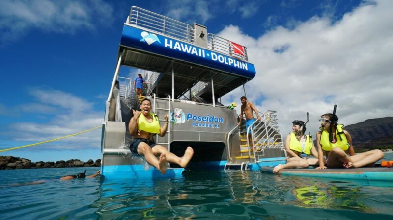 Oahu Dolphin Watch, Turtle Snorkel, Waterslide Activities - Frequently Asked Questions
