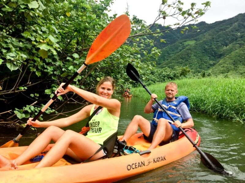 oahu-kahana-rainforest-river-4-hour-kayak-rental