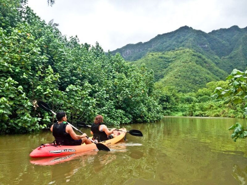 oahu-kahana-rainforest-river-4-hour-kayak-rental
