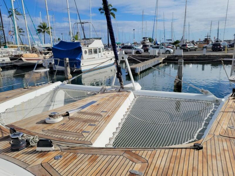 oahu-luxury-50-catamaran-cruise-with-snorkeling-and-sunset