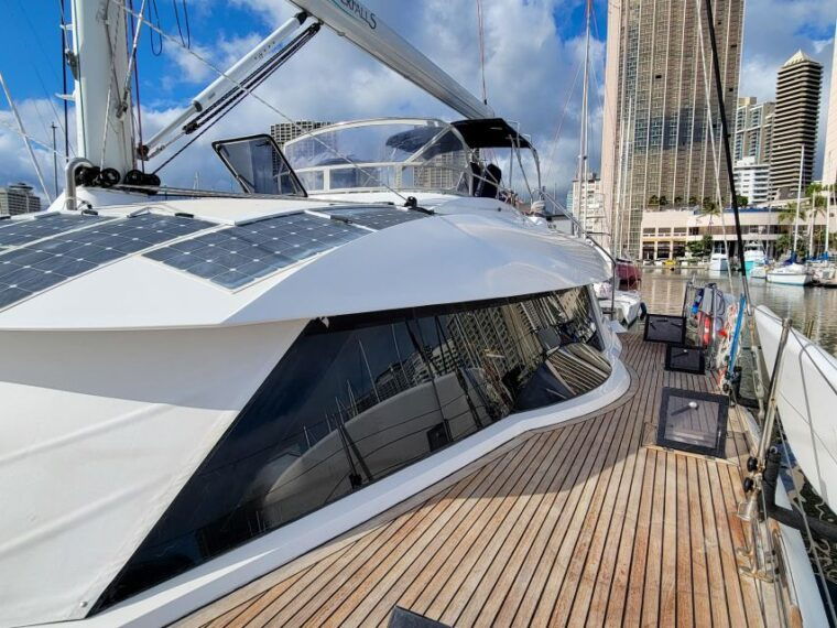 oahu-luxury-50-catamaran-cruise-with-snorkeling-and-sunset