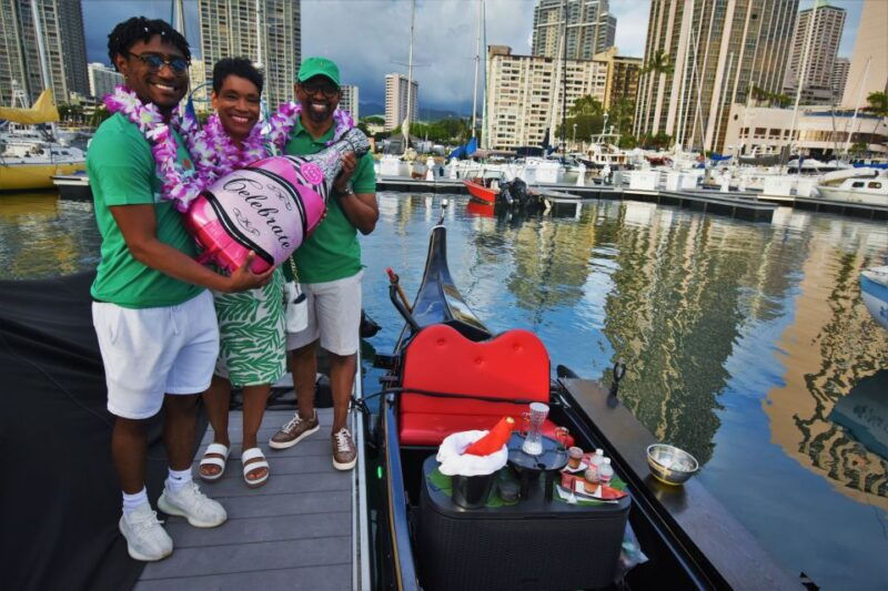oahu-luxury-gondola-cruise-with-drinks-and-pastries