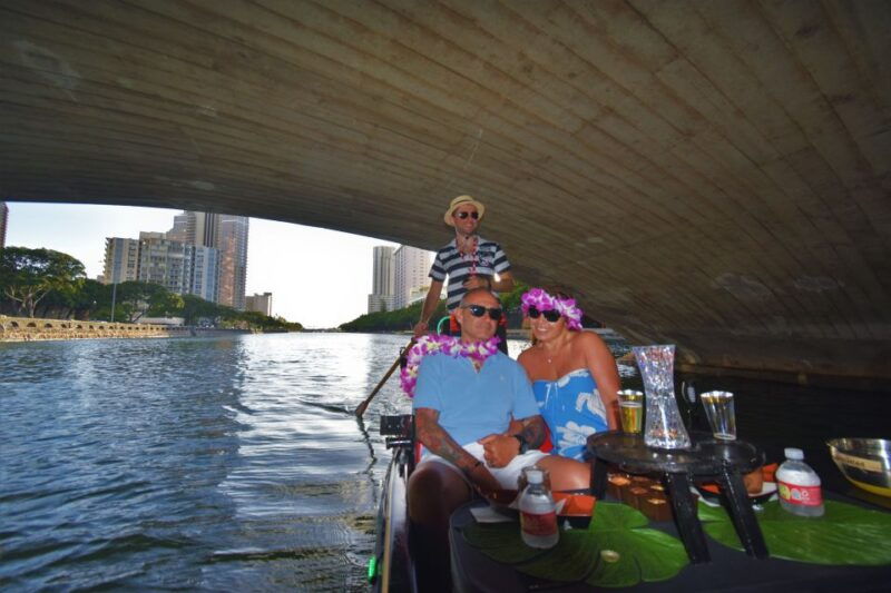 oahu-luxury-gondola-cruise-with-drinks-and-pastries