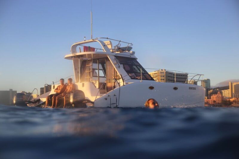 oahu-private-catamaran-sunset-cruise-optional-snorkeling