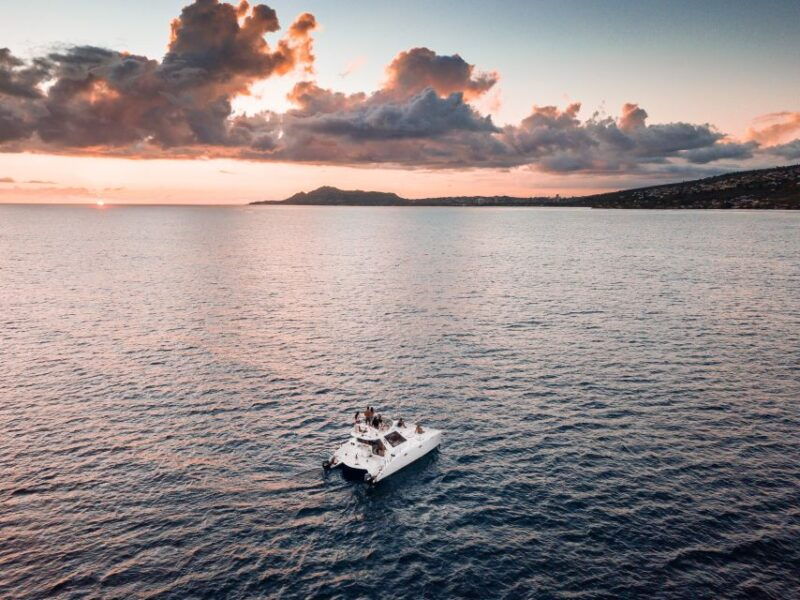 oahu-private-catamaran-sunset-cruise-optional-snorkeling