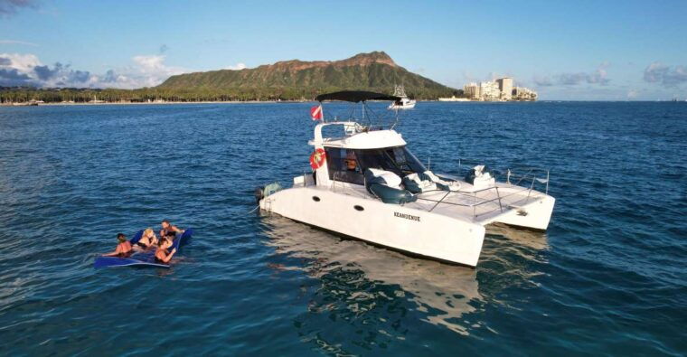oahu-private-catamaran-sunset-cruise-optional-snorkeling