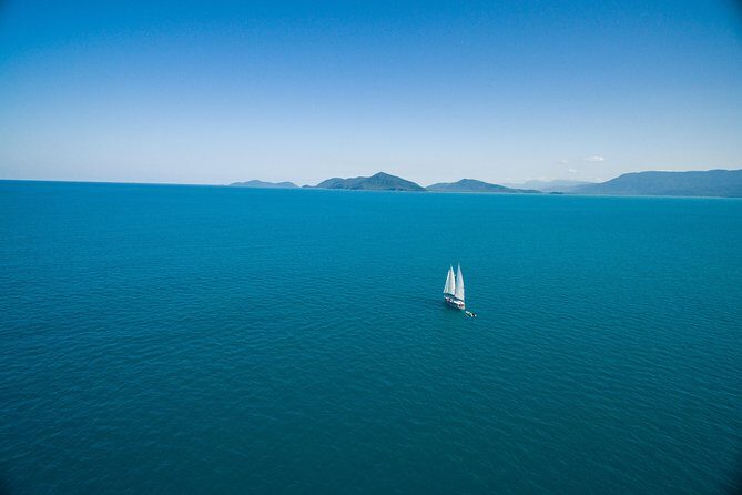 Ocean Free 25 guest Great Barrier Reef & visit Green Island Tour - The Boat and Sailing Experience