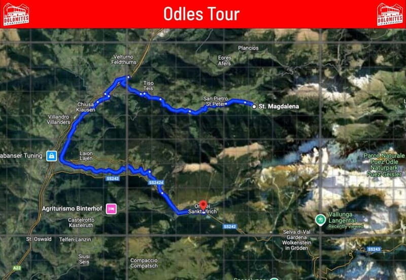 Odles - Funes Tour - Take the Trip to the Marvellous Odle - Key Points