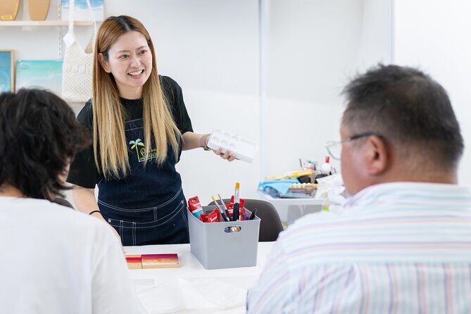 Okinawa Blue Wave Resin Art Class in Naha | Next Day Pickup - The Sum Up