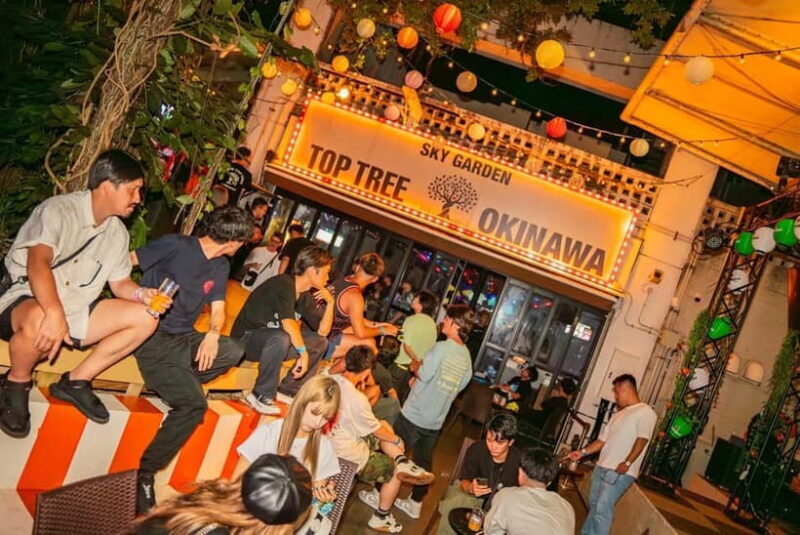 Okinawa:Sky BAR TOPTREE Nightclub Entry Ticket (For Foreign) - Drinks Galore: Unlimited and Uncomplicated