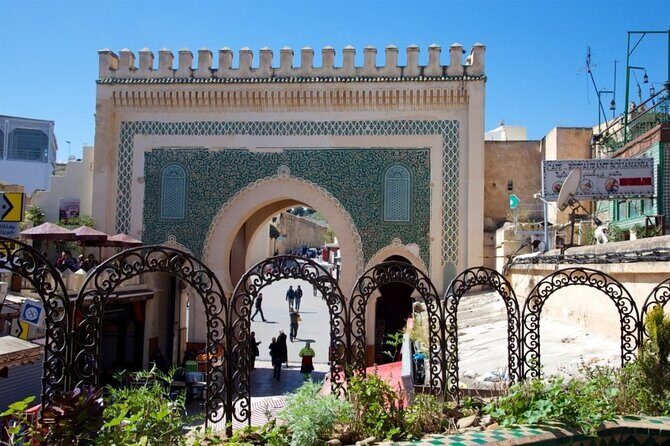 One Day in the historic part of Fez city start from your accommodation - The Royal Palace and Bab Ftouh Cemetery