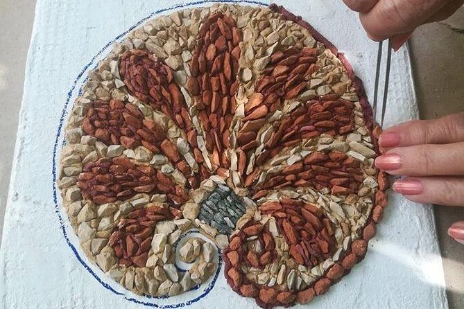 One day mosaic workshops in the Southern Peloponnese - The Crafting Process