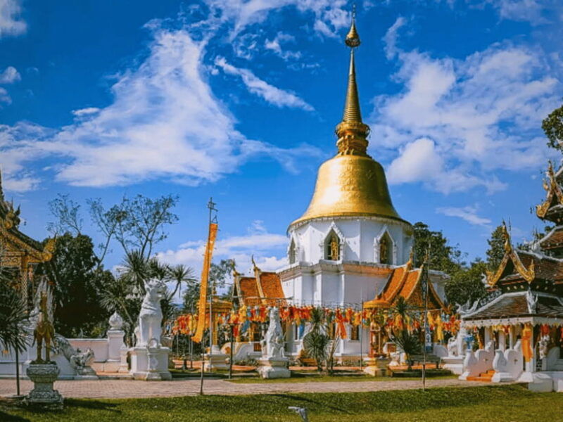 one-day-private-tour-with-driver-temples-mae-sa-waterfall