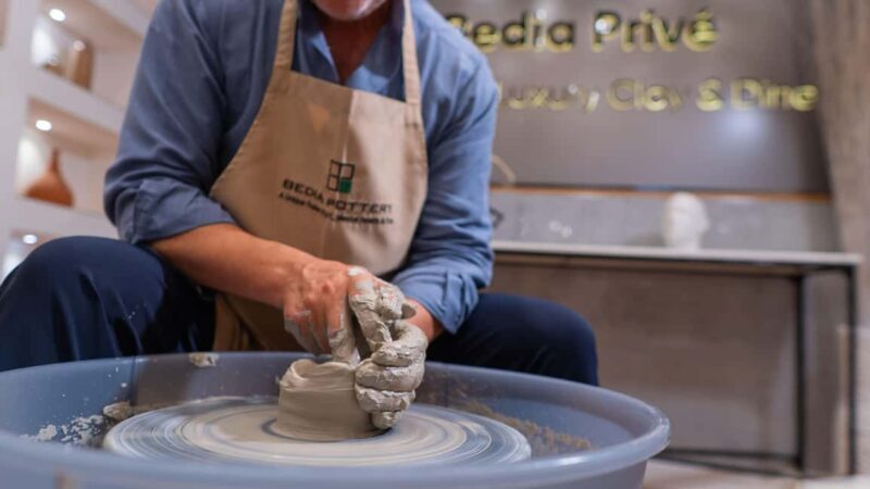 Only in Dubai: Couples & Family Activity -Luxury Clay & Dine - The Pottery Workshop: Creating Personal Masterpieces