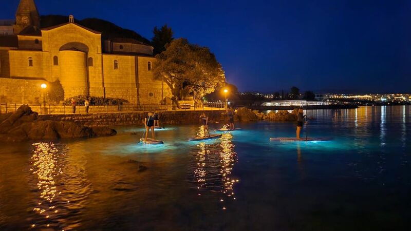opatija-guided-sup-paddleboarding-adventure-at-night