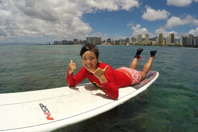 Open Group Surfing Lesson with Waikiki Courtesy Shuttle - The Sum Up