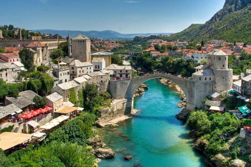 Orebic to MOSTAR and Waterfalls SEMI PRIVATE TRIP with Lunch - Key Points
