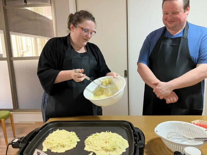 Osaka : Cooking Class Okonomiyaki & Takoyaki course in Nanba - The Sum Up
