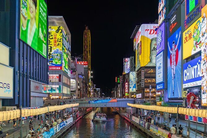 Osaka Dotonbori River Cruise with Glico Sign - Key Points
