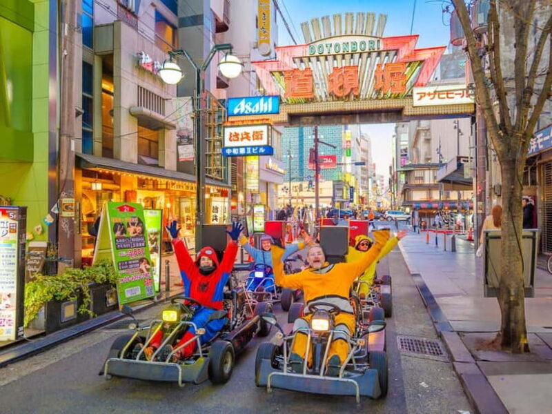 Osaka: Guided Go Karting Tour in a Funny Costume - The Experience of Driving in Osaka