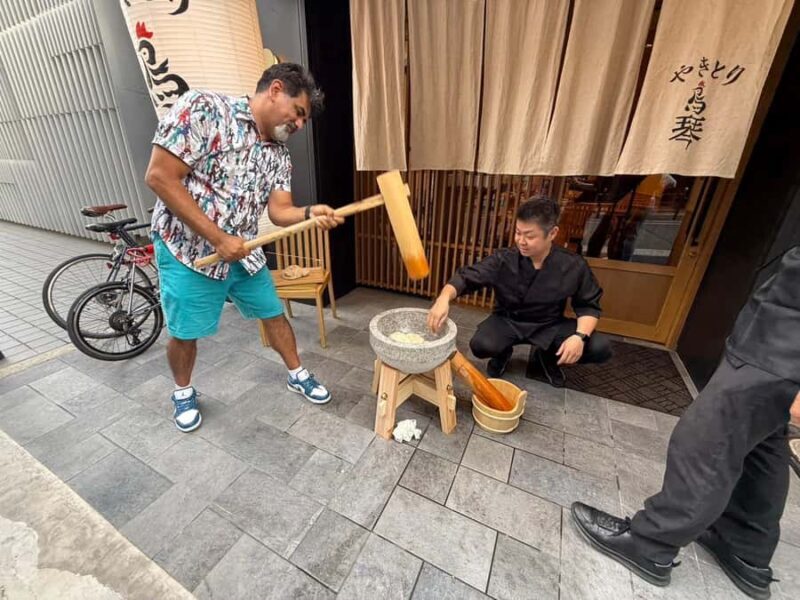 Osaka: Mochi-Making Experience with Yakitori Meal - A Close Look at the Mochi-Making & Yakitori Tour