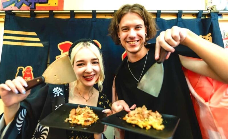 Osaka: Okonomiyaki Street Food Cooking Class in a Happi - Key Points