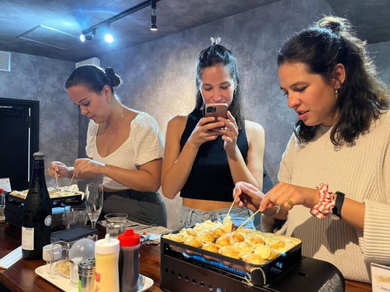 osaka-sake-tasting-with-takoyaki-diy