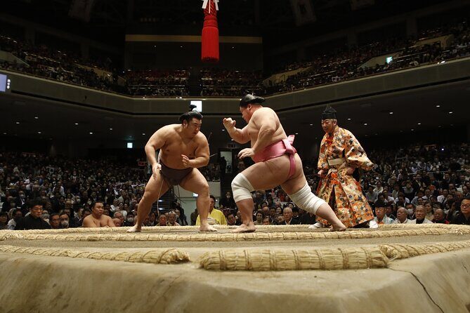 Osaka Sumo Wrestling Tournament Experience with Chair Seat Ticket - Key Points