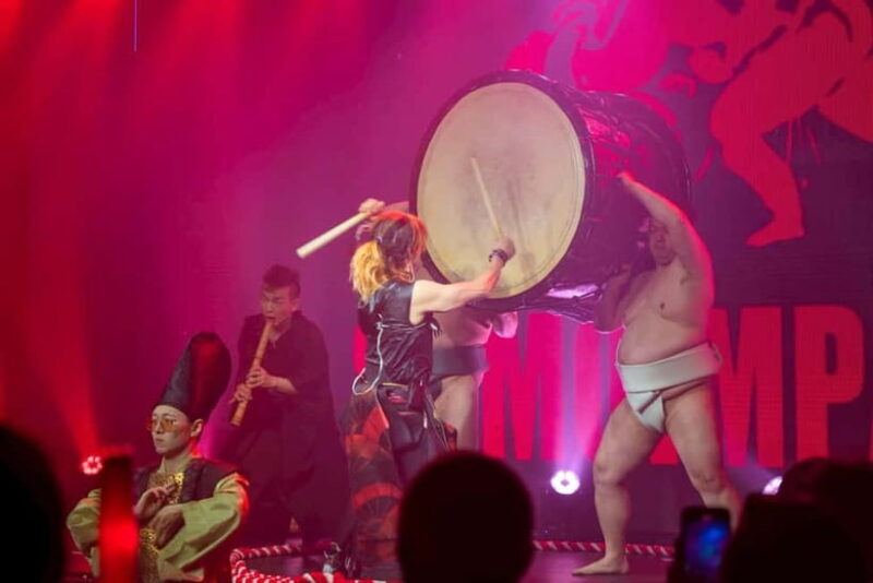 Osaka:SUMO BEATS SHOWCASE: Taiko Drum and Wagyu burger! - Is It Worth the Price?