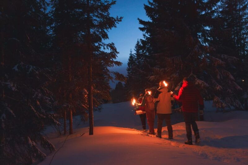 oslo-snowy-forest-torchlight-walk-with-campfire