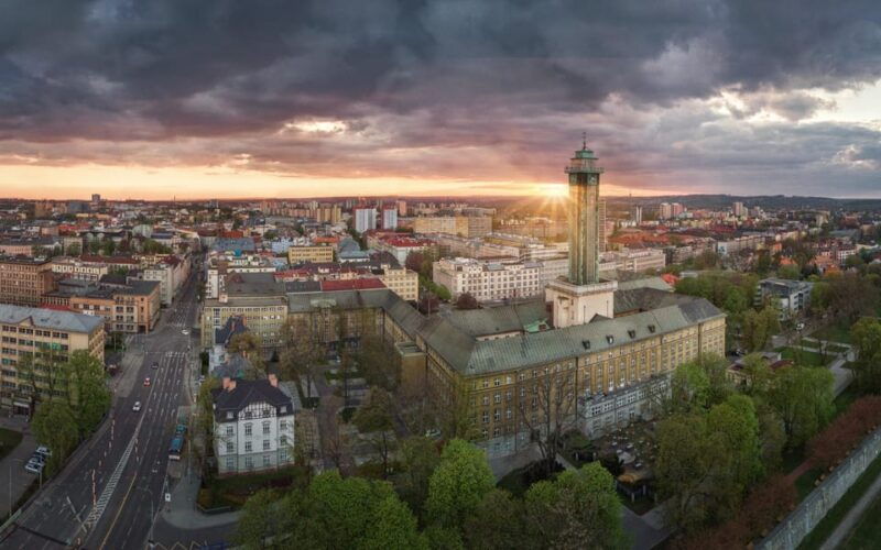 ostrava-entrance-to-the-viewing-tower-of-the-new-town-hall