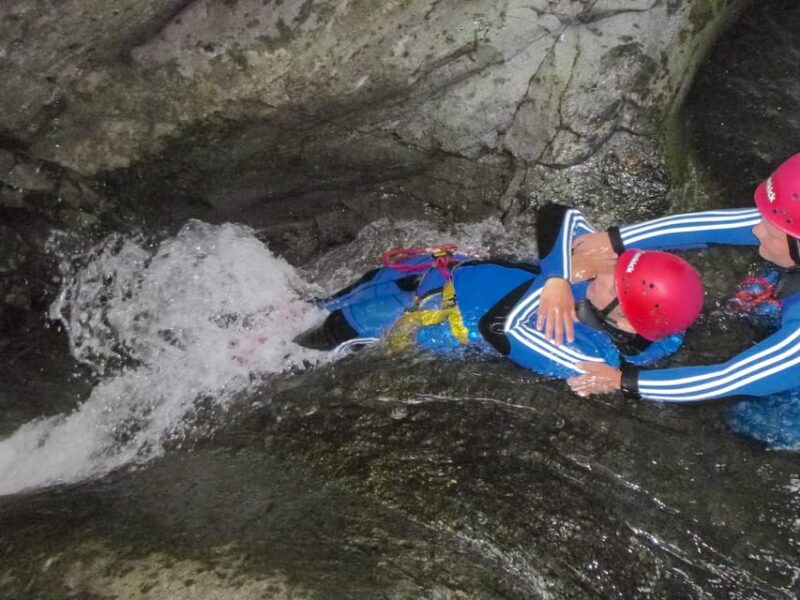 otztal-upper-auerklamm-canyoning-tour-for-beginners